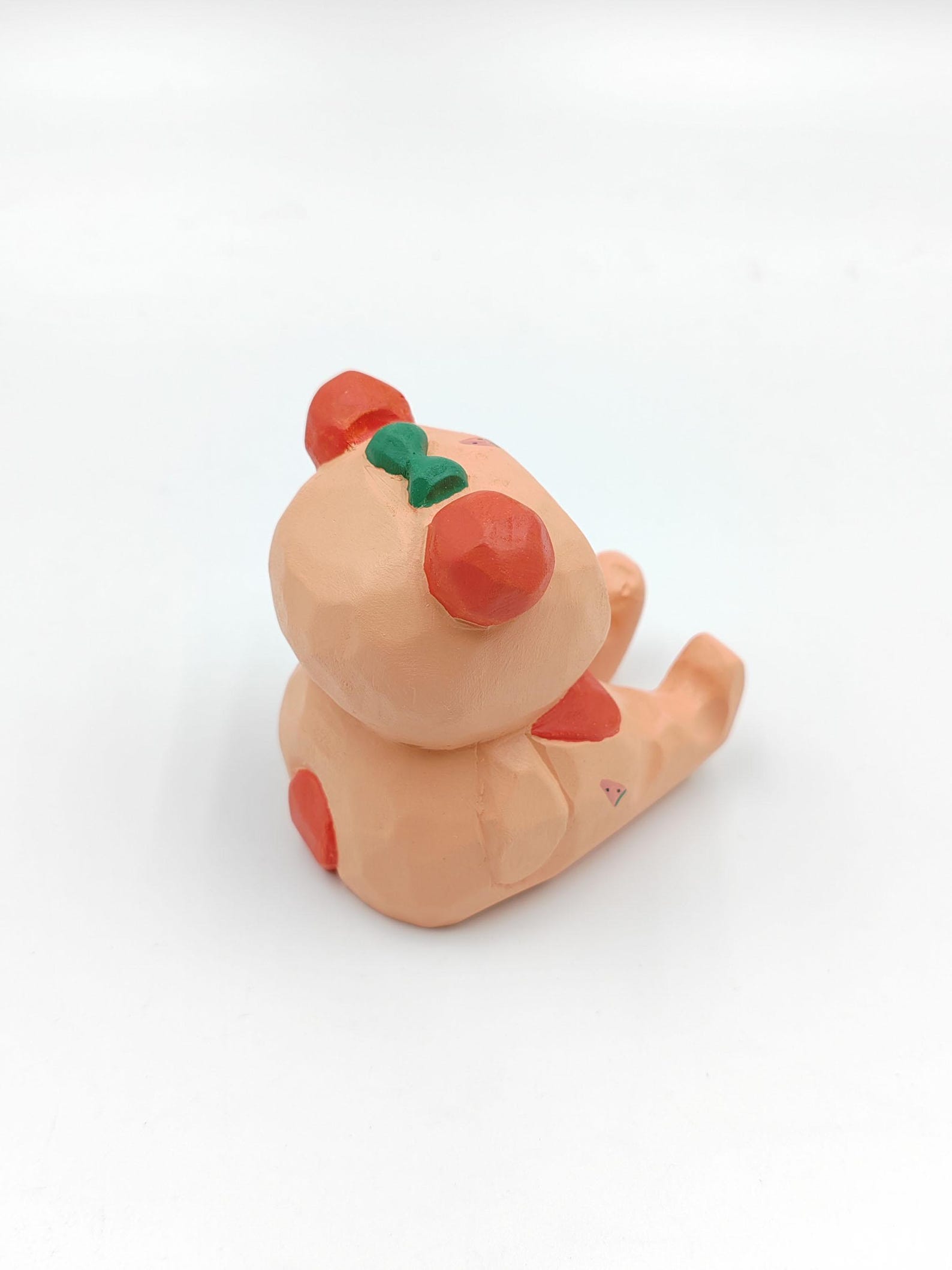 4440912009-img-4 Hand Carved Wooden Animal Phone Stand, Desk Decor